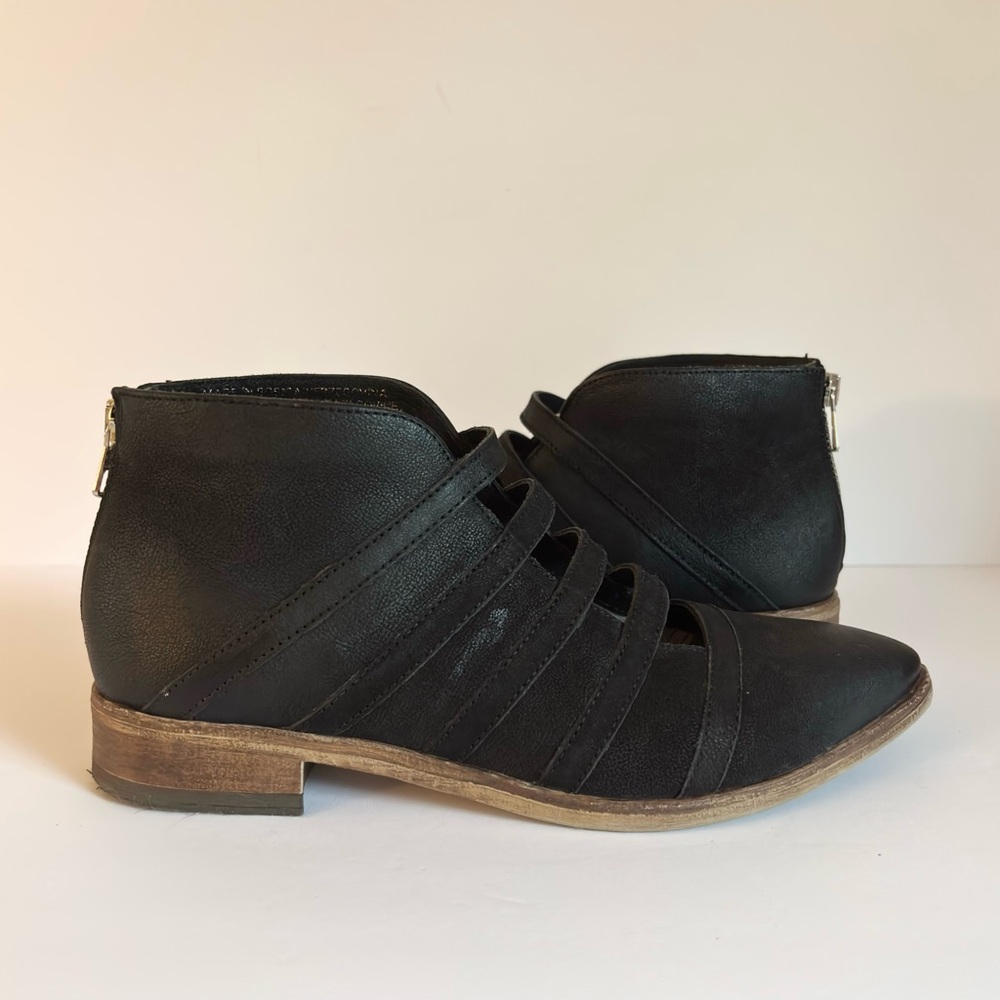 Free People Black Emma Ankle Booties